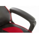 Кресло компьютерное HALMAR BAFFIN черный/красный